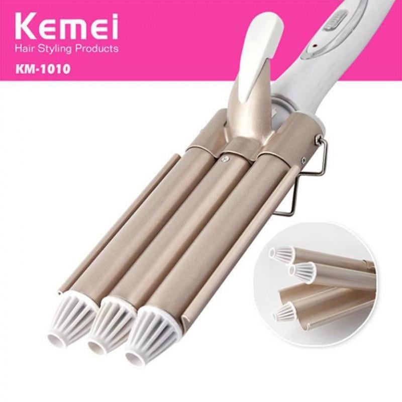 Плойка тройная Kemei KM-1010 Hair Curlers (1155689177) - фото 4