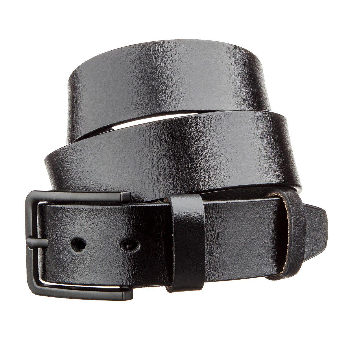 Ремень мужской classic 20222 кожаный Черный