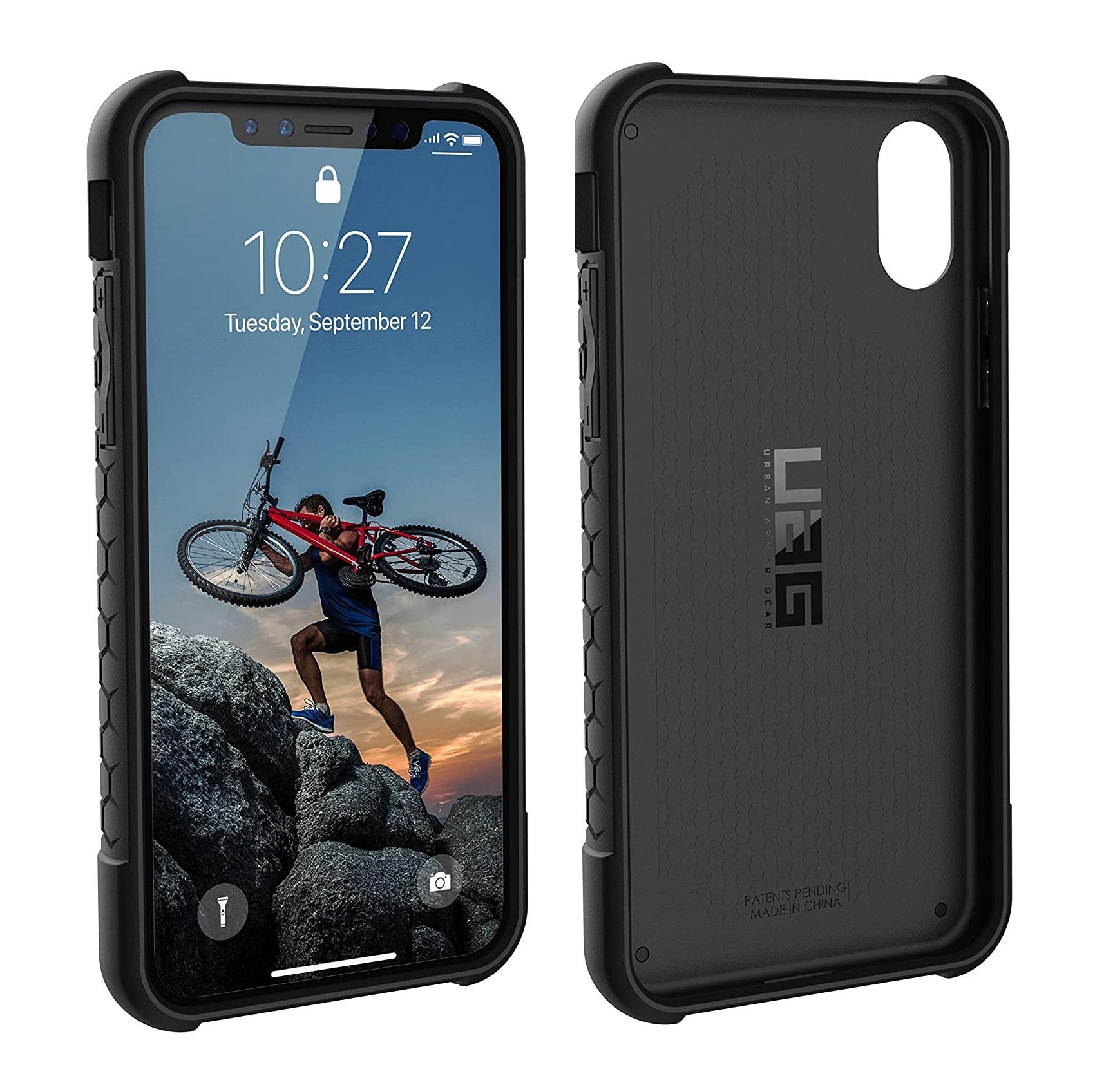 Чехол милитари противоударный UAG Monarch IPHX-M-BLK для Iphone X/XS Black - фото 6