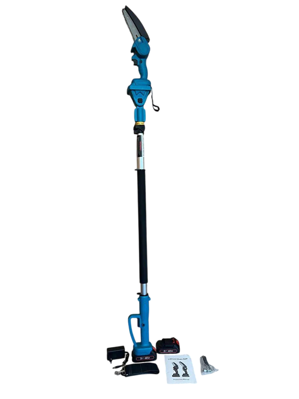 Пилка аккумуляторная с удлинителем бесщеточная с телескопической штангой длиной до 3 м 36V 4,0 Ач 8 м/с (opt-103168)