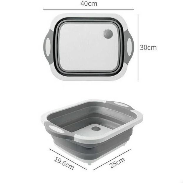 Доска складная разделочная для мытья и резки овощей(2311) - фото 5