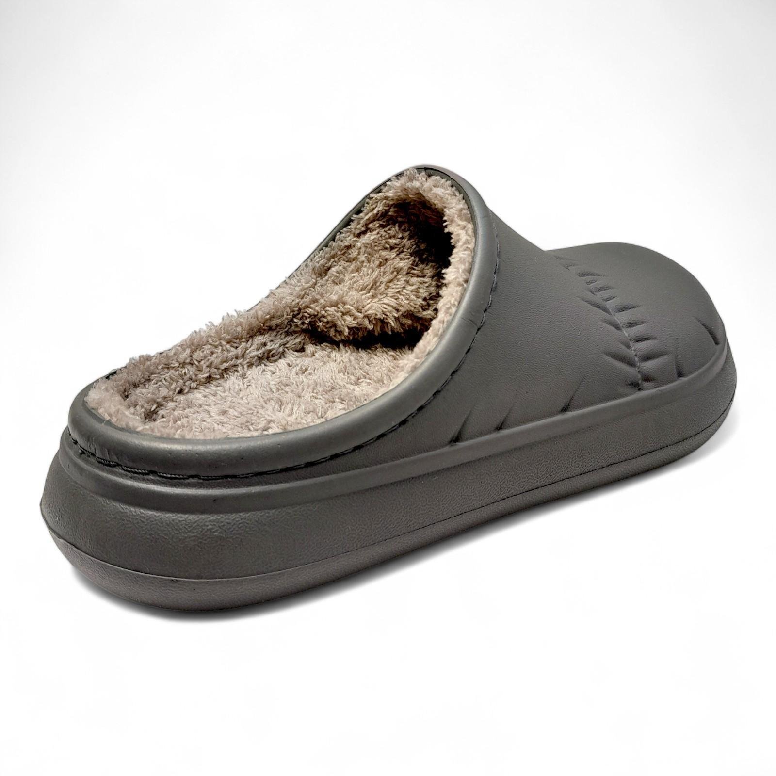 Сабо женские утепленные Krok р. 36 23 см Серый (2798398777) - фото 5