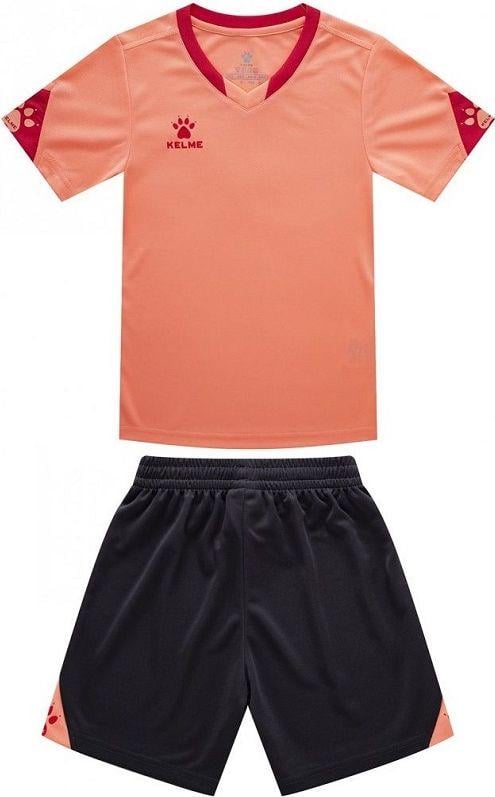 Форма футбольна дитяча Kelme GIRONA 120 см Рожево-чорний (3803099.9692)