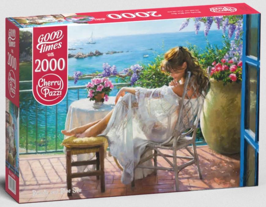 Пазл CherryPazzi Красавица и синее море 2000 эл.