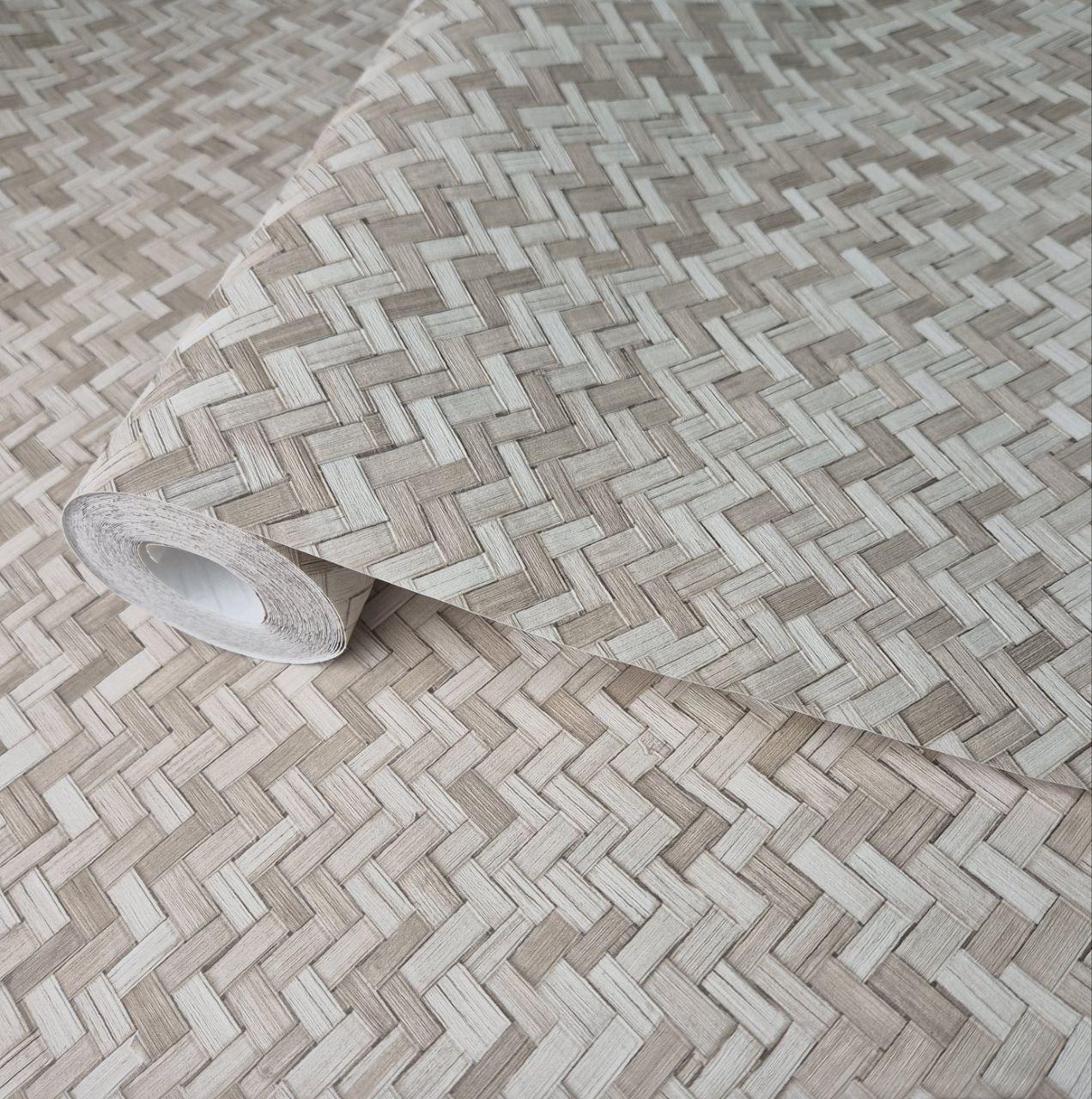 Обои виниловые Marburg Botanica 1033009 с геометрией для спальни/гостиной 1,06x10 м Бежевый (1033009)