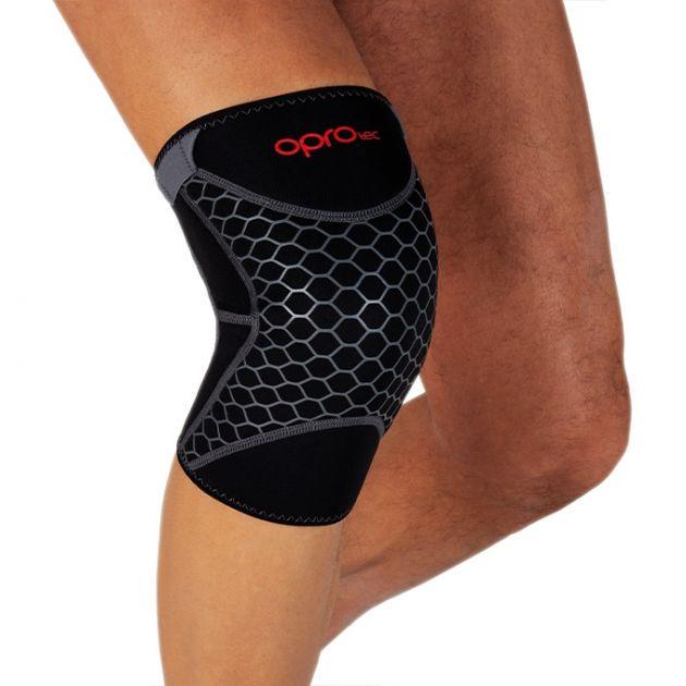 Наколенник спортивный OPROtec Knee Support with Closed Patella TEC5730-MD M Черный - фото 4