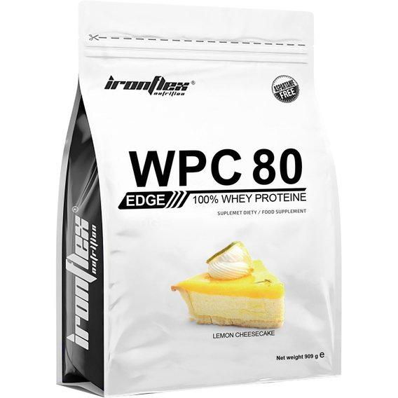 Протеин IronFlex WPC 80eu EDGE 900 г 30 порций Lemon Cheesecake