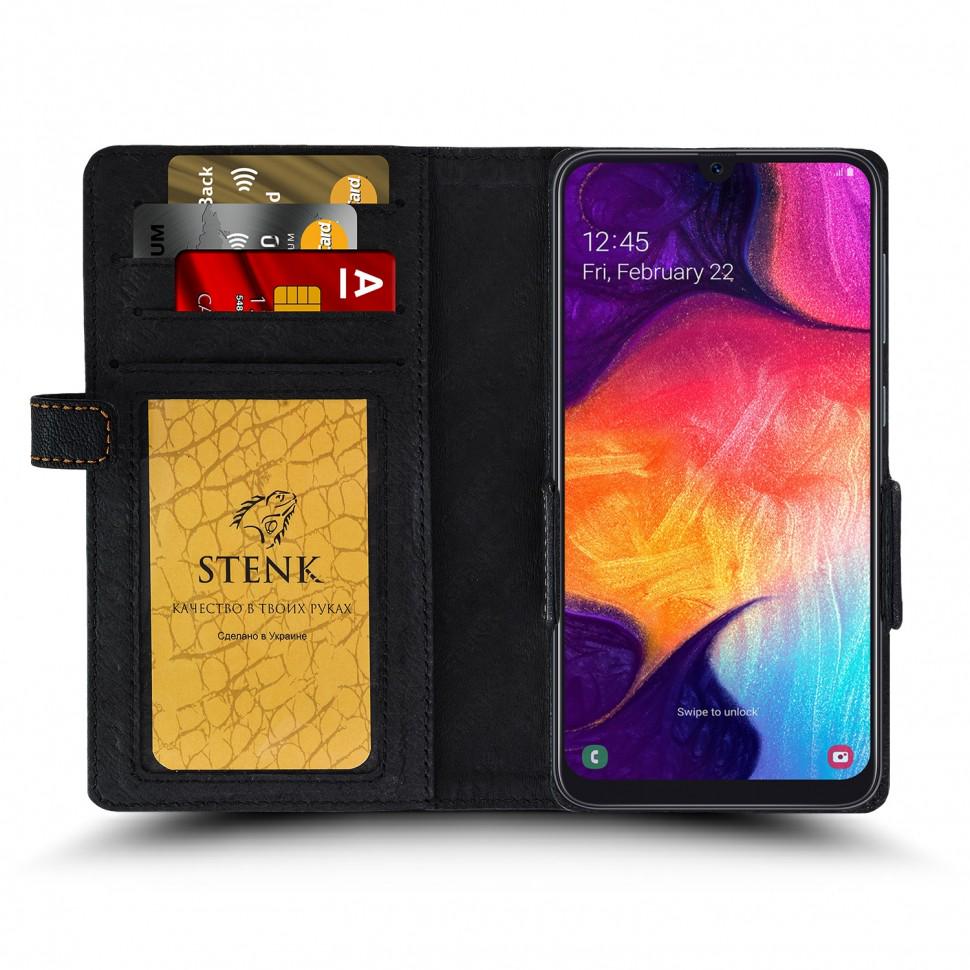 Чохол книжка Stenk Wallet для Samsung Galaxy A50 Чорний (62962)