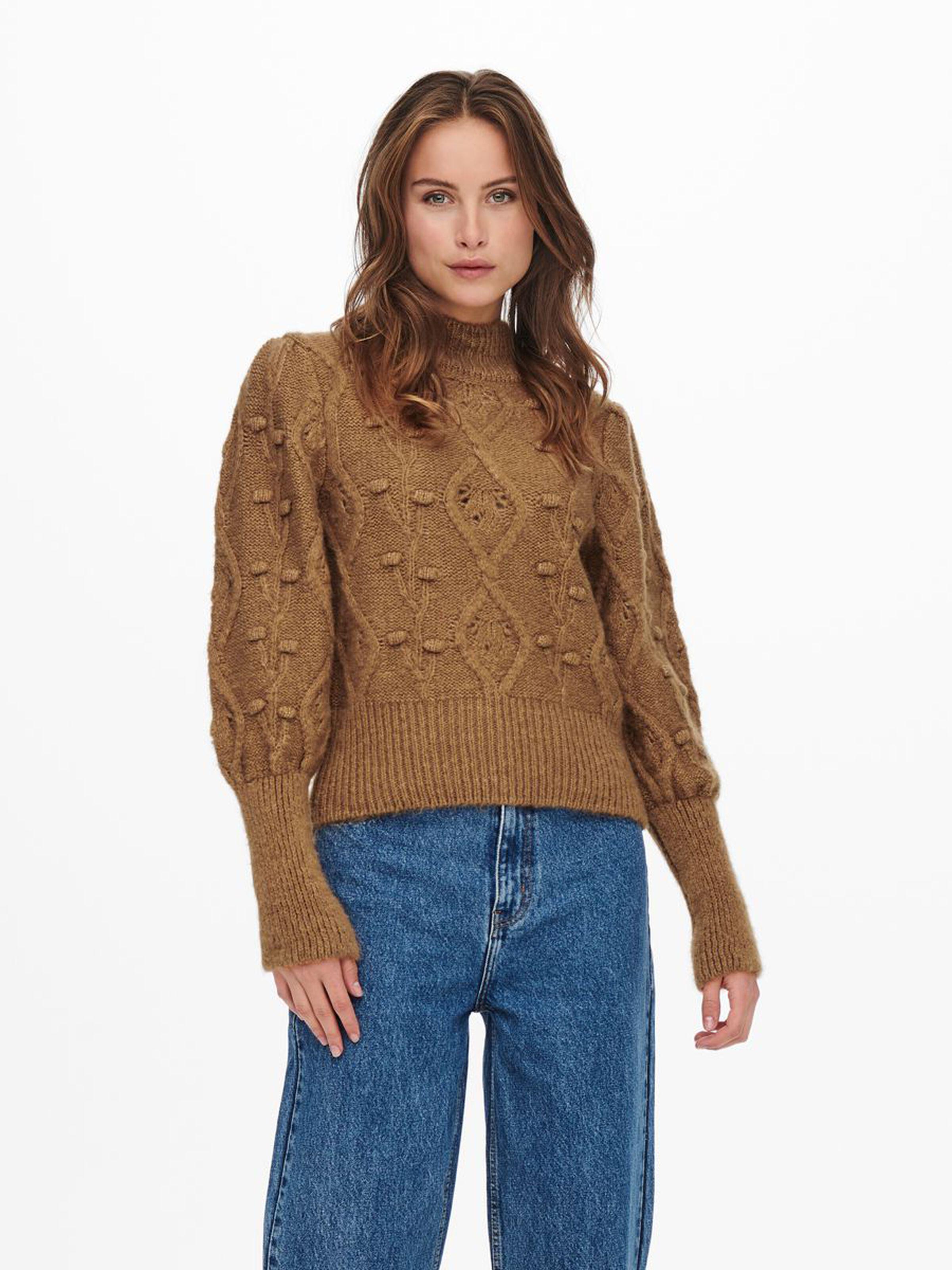 Свитер женский Only 15236150 M Коричневый