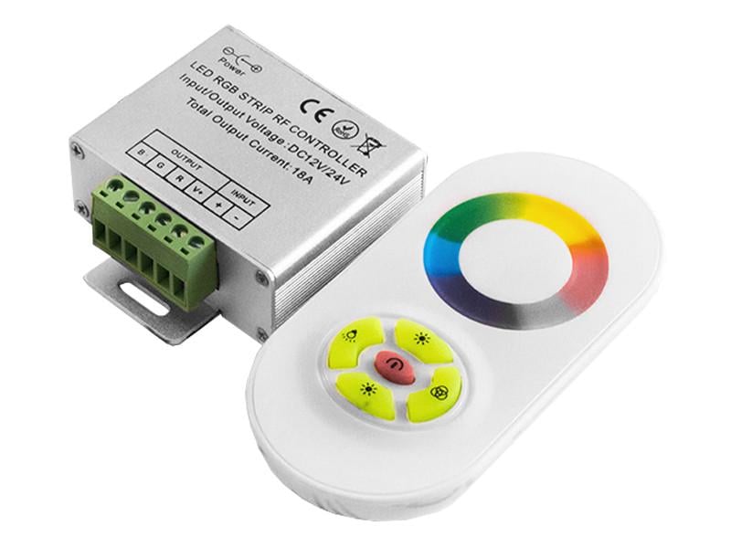 Контроллер RGB 18 А радио сенсорный Белый (2829)