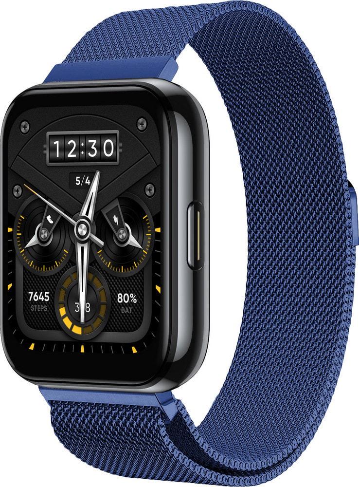 Петля миланская Milano для Realme Watch 2/2 Pro Blue (37282-28)