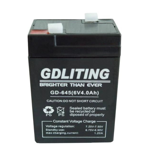 Акумулятор на батарею GD Lite 6V 4Ah GD-645 (000021221)