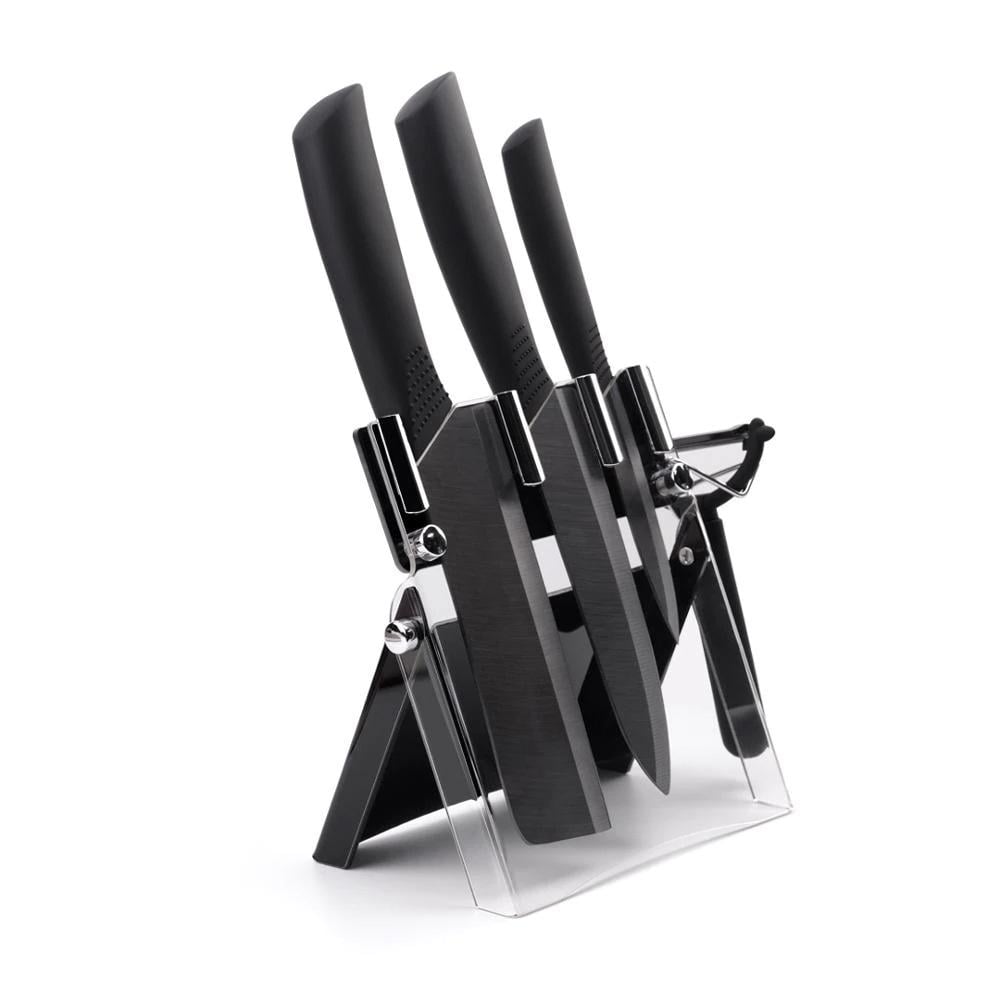 Набор ножей c подставкой HuoHou Nano Ceramic Knifes Set 4в1 and Stand (HU0063)