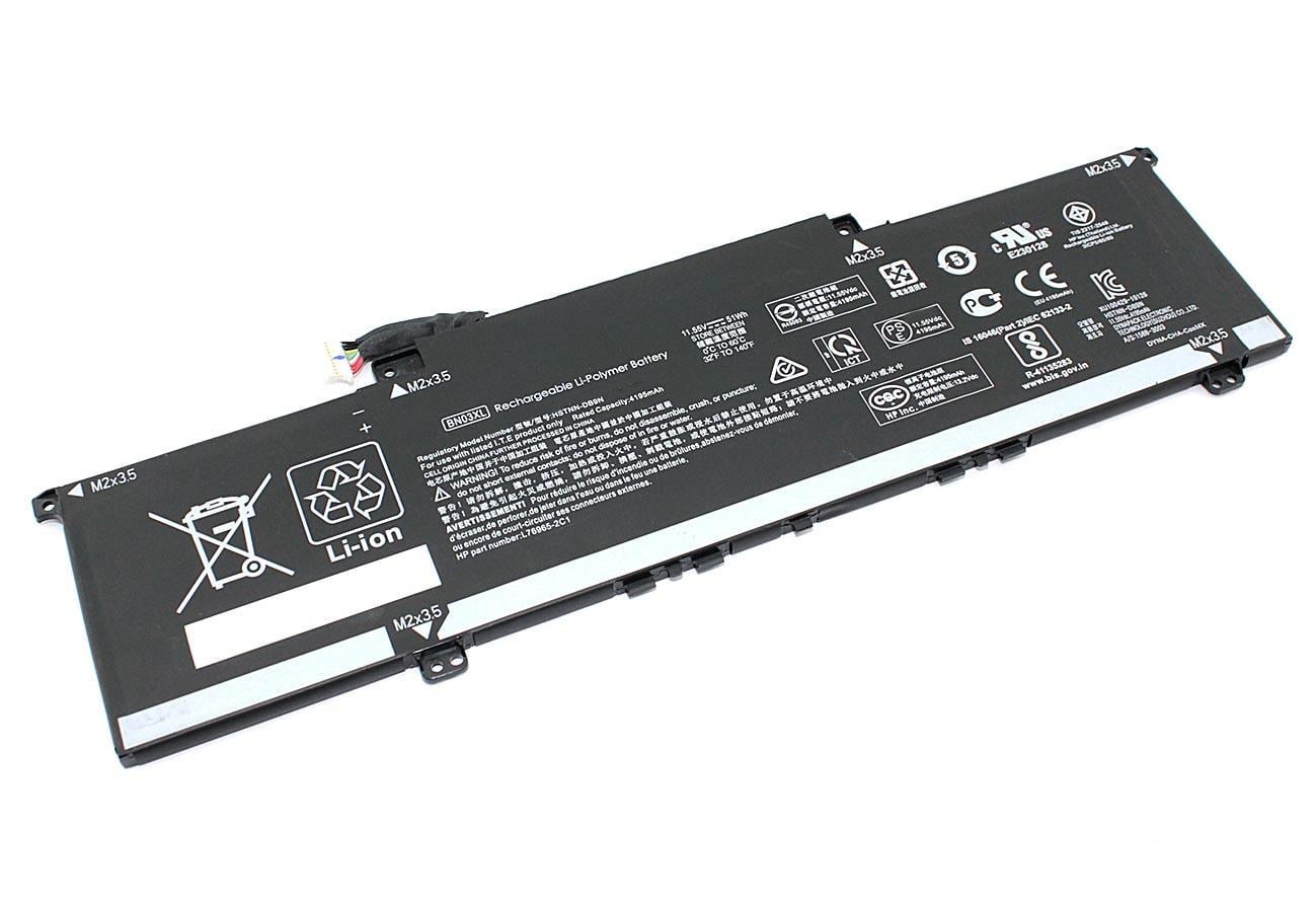 Аккумулятор для ноутбука HP BN03XL Envy x360 13-ay 11,55 V 4195 mAh