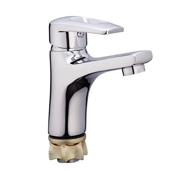 Смеситель для умывальника Wezer UNO1-A446 Хром (1038957)