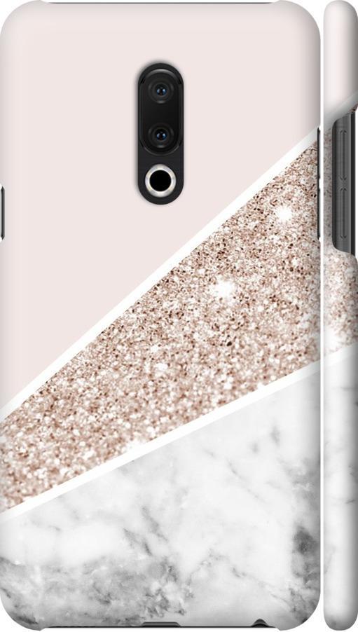 Чехол на Meizu 15 Plus Пастельный мрамор (4342m-1473-42517)