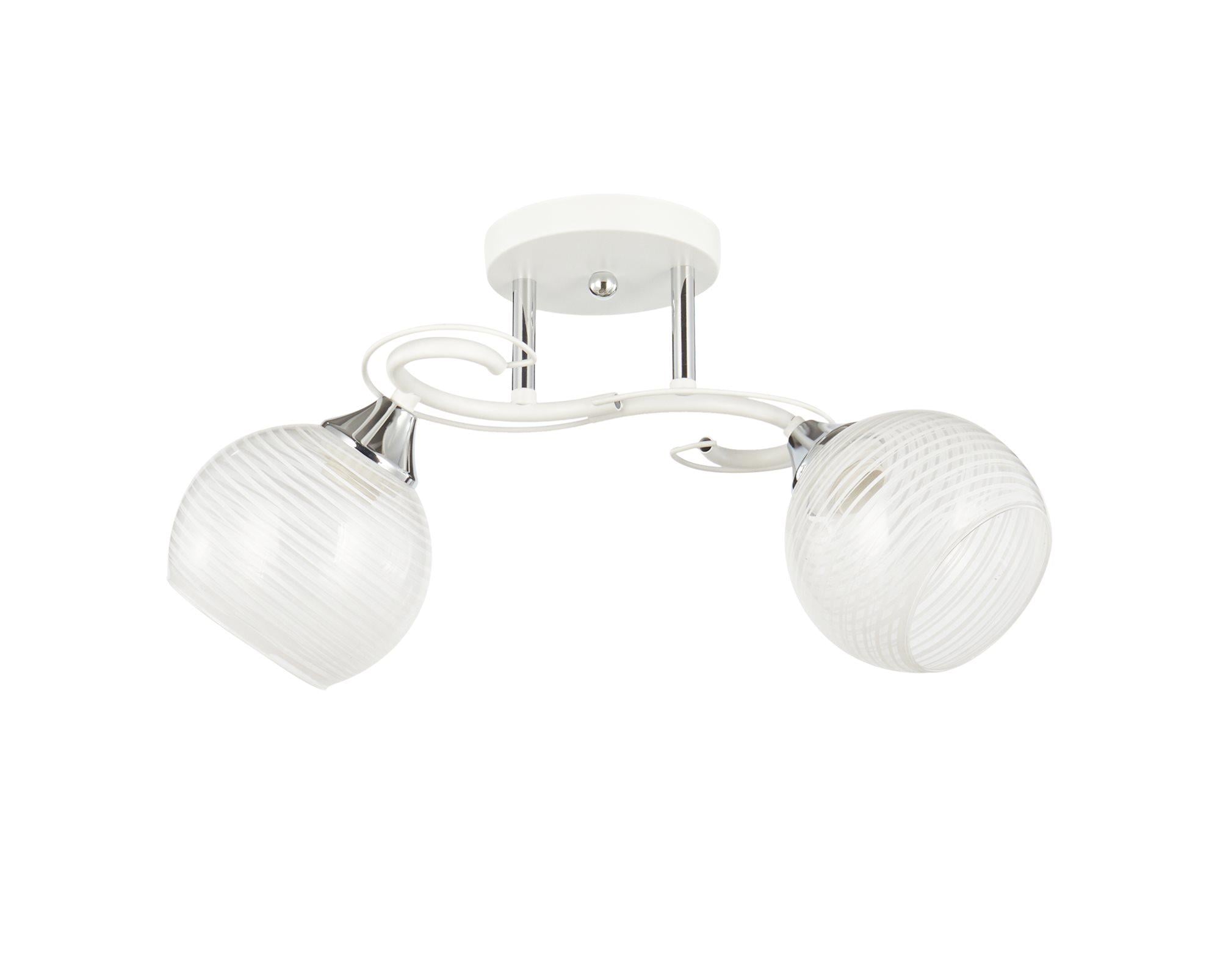 Люстра стельова INTEREES 6233-2 WH+CR (000046159)