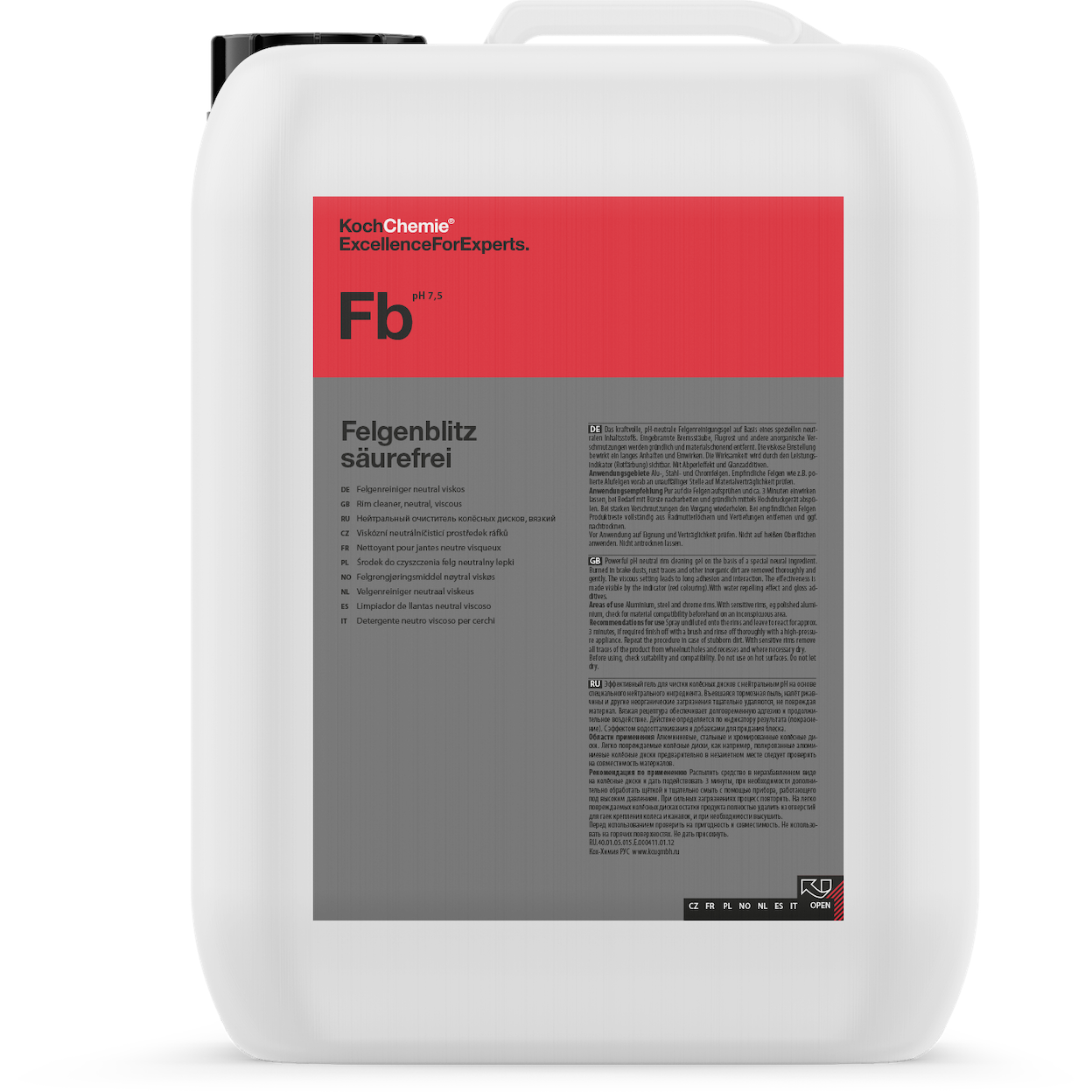 Очиститель колесных дисков кузова от металлических капель айрон Iron Felgenblitz saurefrei на разлив 1 л