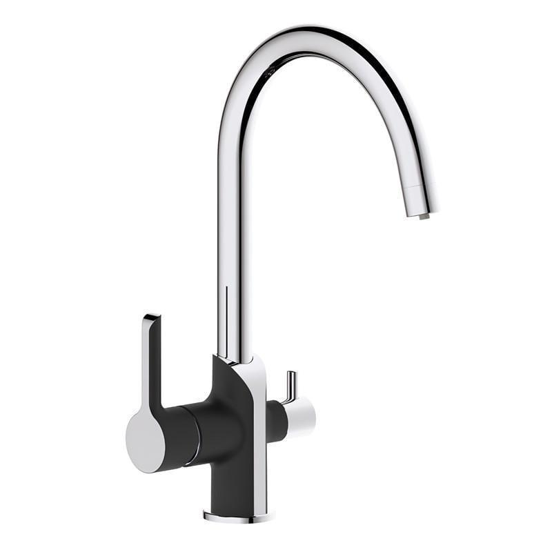 Смеситель для кухни на две воды MIXXUS PREMIUM EDEM 021 Black (MI5925)