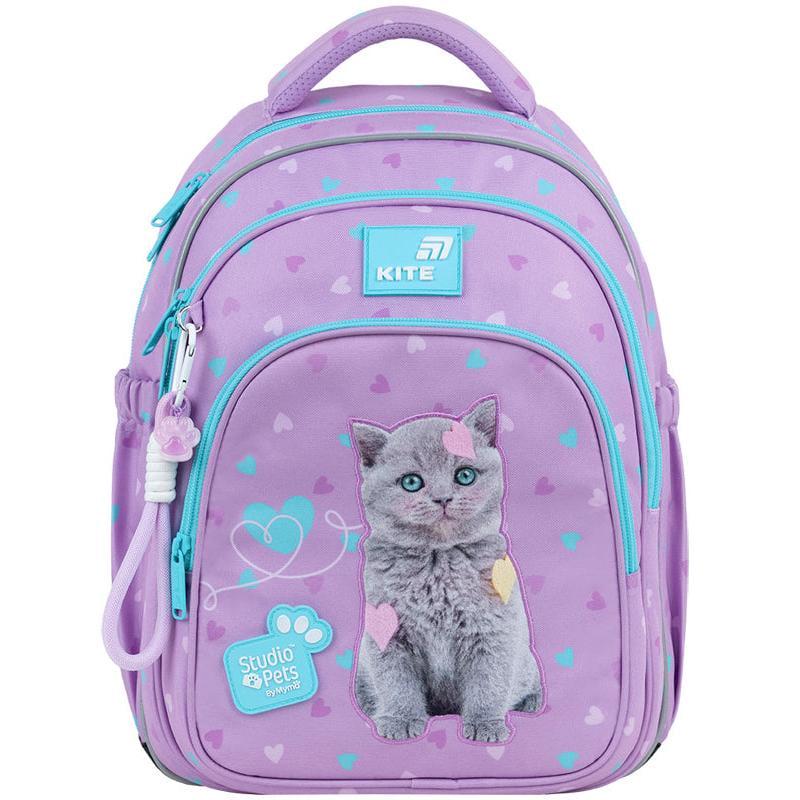 Школьный рюкзак KITE Education Studio Pets 37x27,5x12,5 см 13,5 л Фиолетовый (SP26-763S)