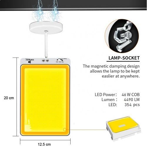 Набор для освещения CONPEX TM-13 COB (24145271) - фото 5 Набор для освещения CONPEX TM-13 COB (24145271) - фото 5