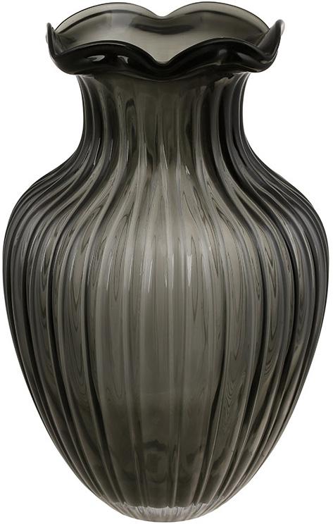 Ваза стеклянная Ariadne Liza 12х21 см Дымчато-серый