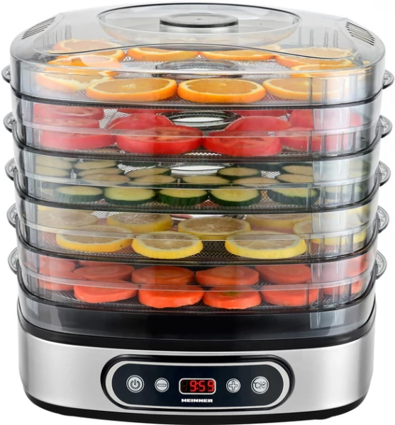 Сушарка для овочів та фруктів Heinner HFD-K380SSBK (1674338) - фото 2 Сушарка для овочів та фруктів Heinner HFD-K380SSBK (1674338) - фото 2