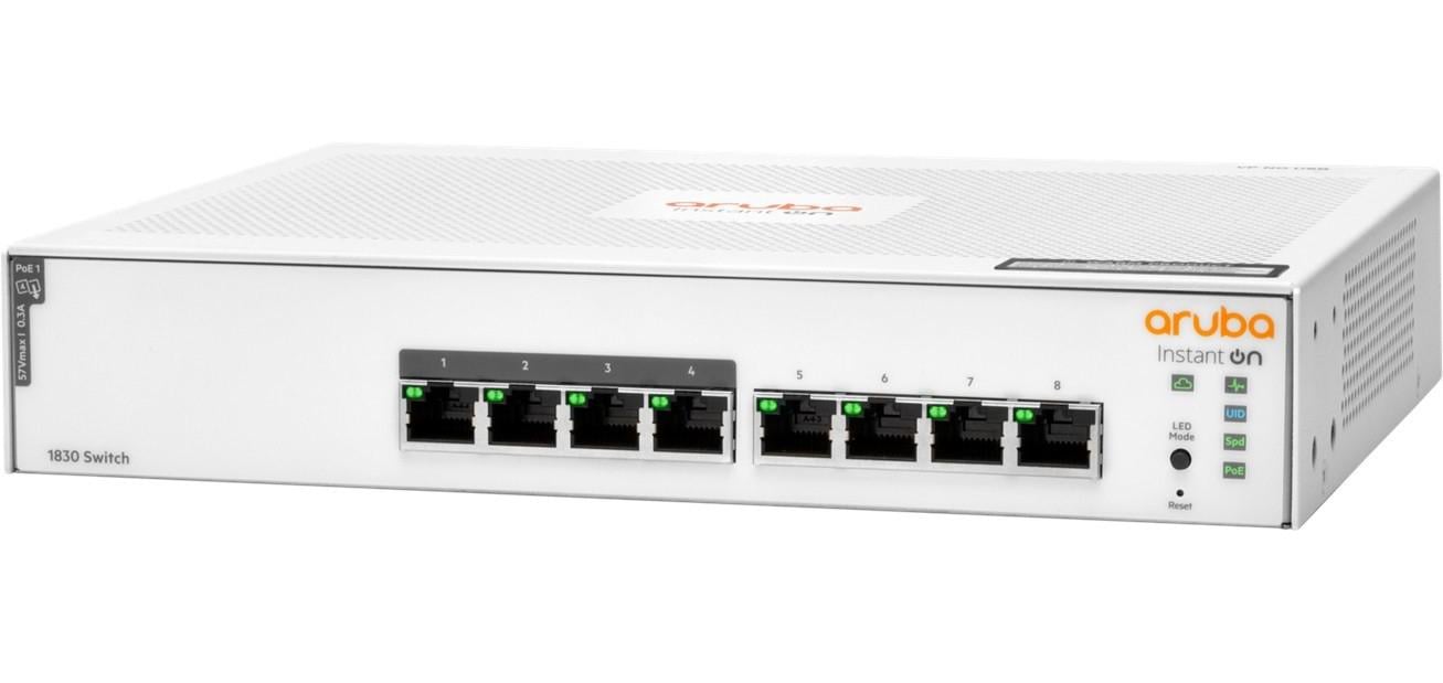 Комутатор мережевий HPE Aruba Instant On JL811A 8 Gigabit Ethernet Білий (578227) - фото 2