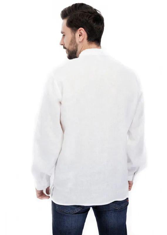 Вышиванка мужская р. 46 Белый (459) - фото 4 Вышиванка мужская р. 46 Белый (459) - фото 4