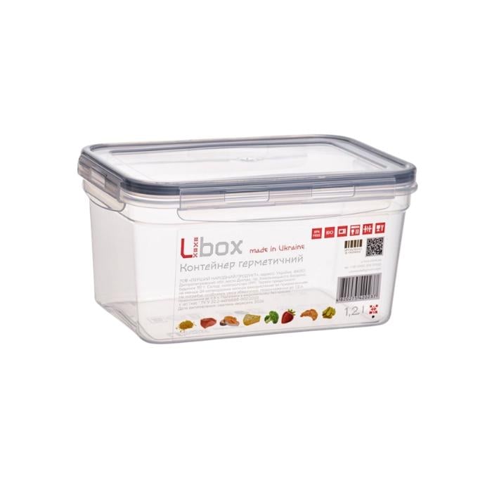 Контейнер харчовий герметичний Ubox 1,2 л 10 шт. (4380)