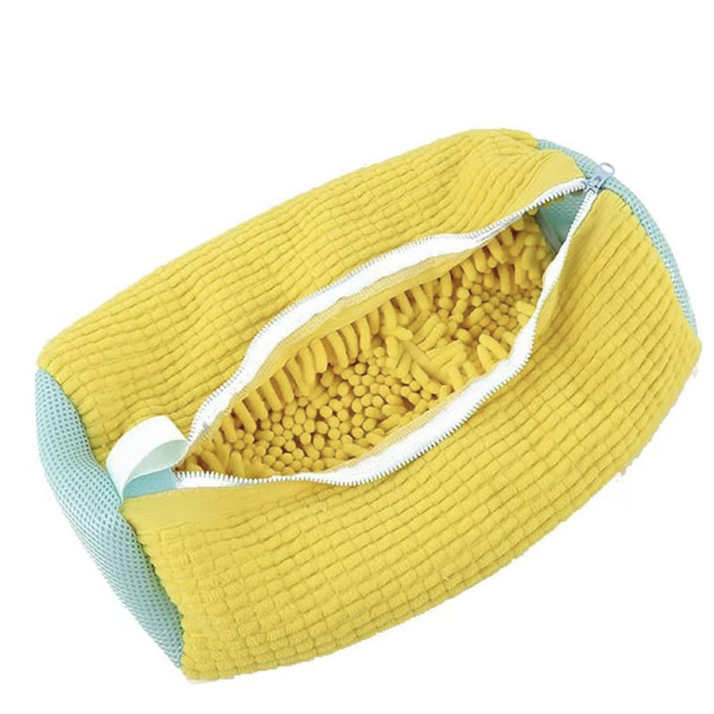 Мешок-сумка для стирки обуви в стиральной машине с застежкой для защиты из микрофибры (Е500280) Мешок-сумка для стирки обуви в стиральной машине с застежкой для защиты из микрофибры (Е500280)