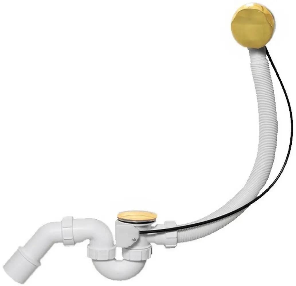 Сифон для ванны автомат McAlpine HC31Gold 1 1/2" 40 Золотой