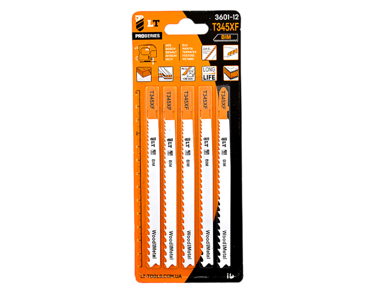 Полотно пильное LT для электролобзика LT Т345XF BIM (3601-12) Полотно пильное LT для электролобзика LT Т345XF BIM (3601-12)