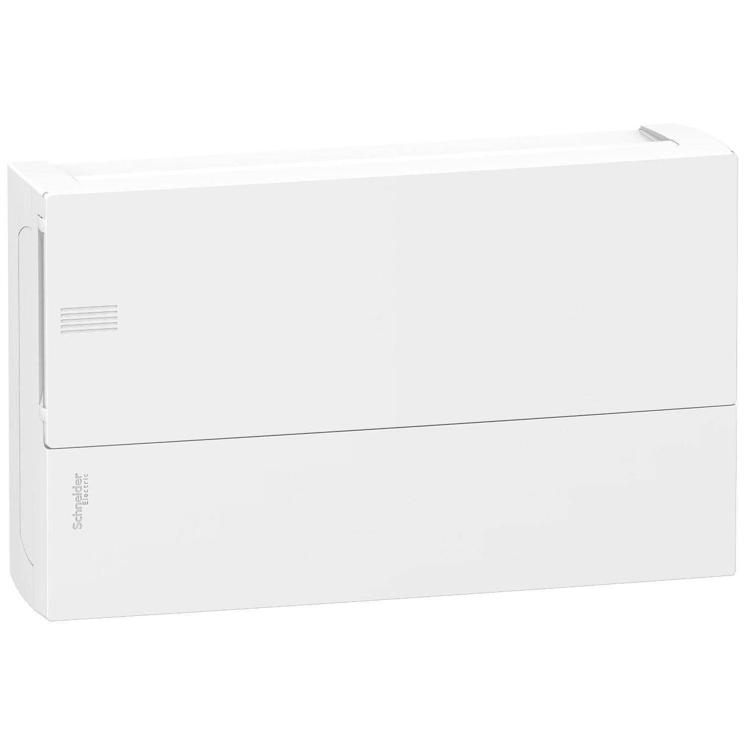 Щит навісний Schneider Electric Resi9 MP 1ряд/18 модулів з дверцятами Білий (MIP12118)