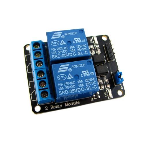 Модуль реле для Arduino PIC ARM AVR 2-канальний 5 В (286250) - фото 1 Модуль реле для Arduino PIC ARM AVR 2-канальний 5 В (286250) - фото 1