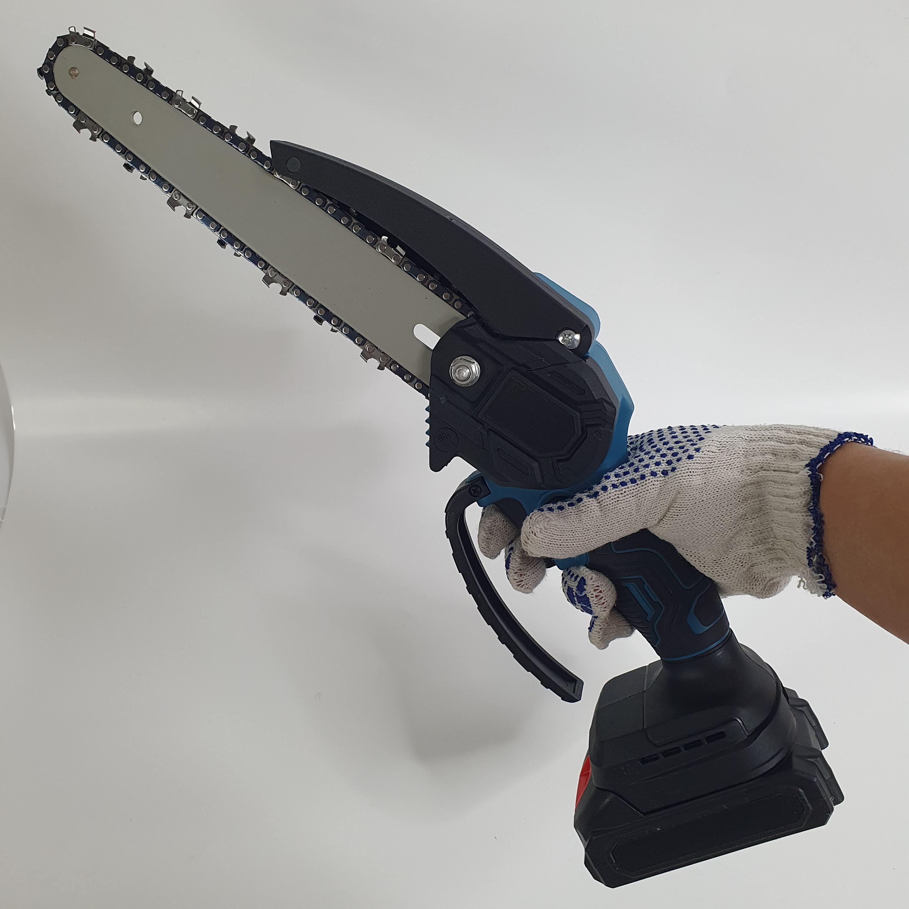 Электропила цепная Chain Saw VL-33 8" с 2-мя аккумуляторами 21V в кейсе (CCS-21) - фото 8