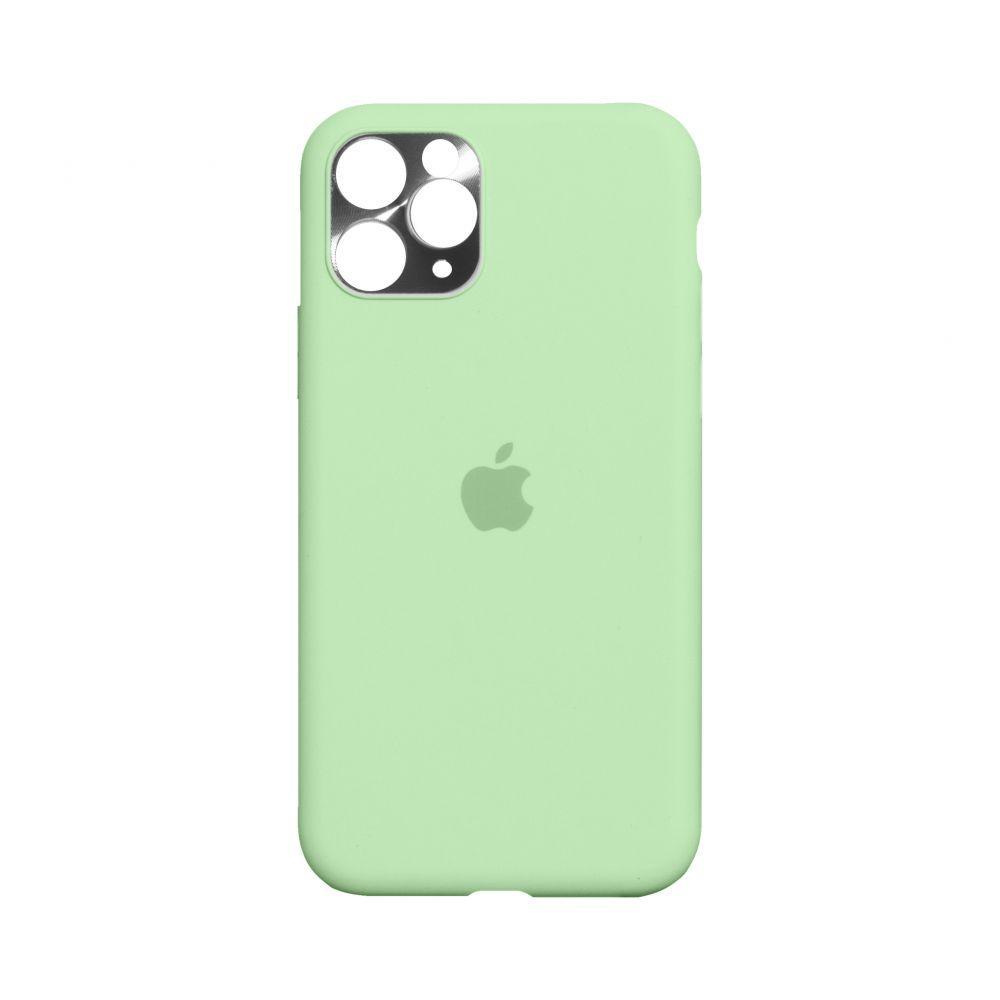 Силіконовий Чохол Накладка Camframe Color для iPhone 11 Pro Max Мята - фото 1