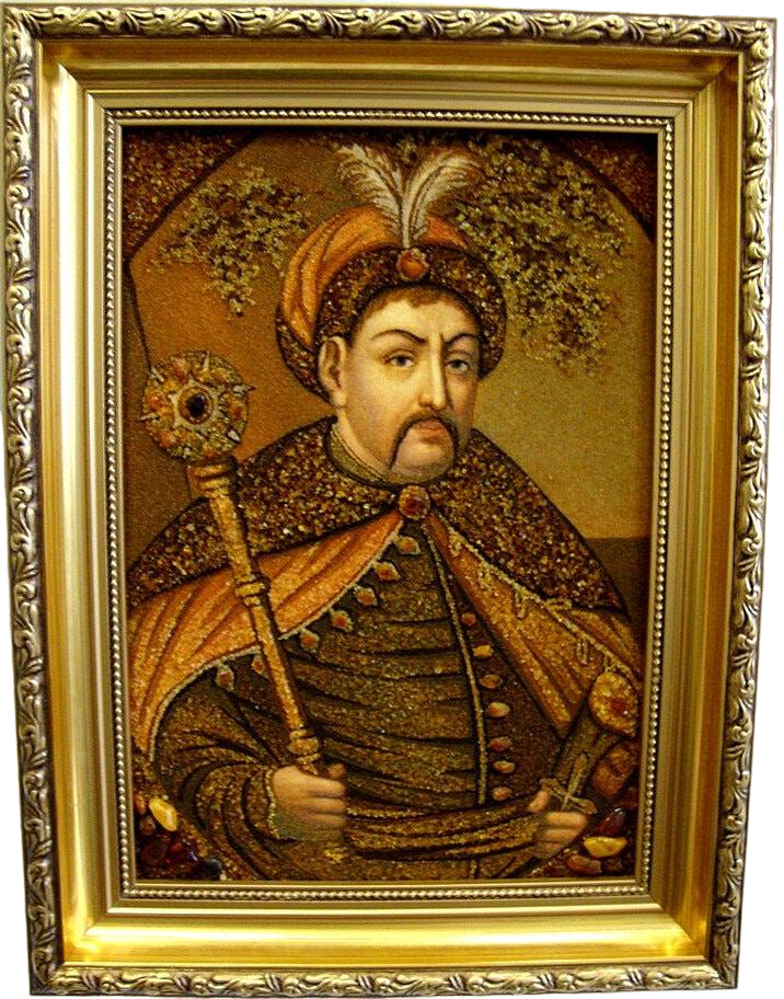 Портрет Гранд Презент Богдана Хмельницкого Г-51 30х40 см (23434)