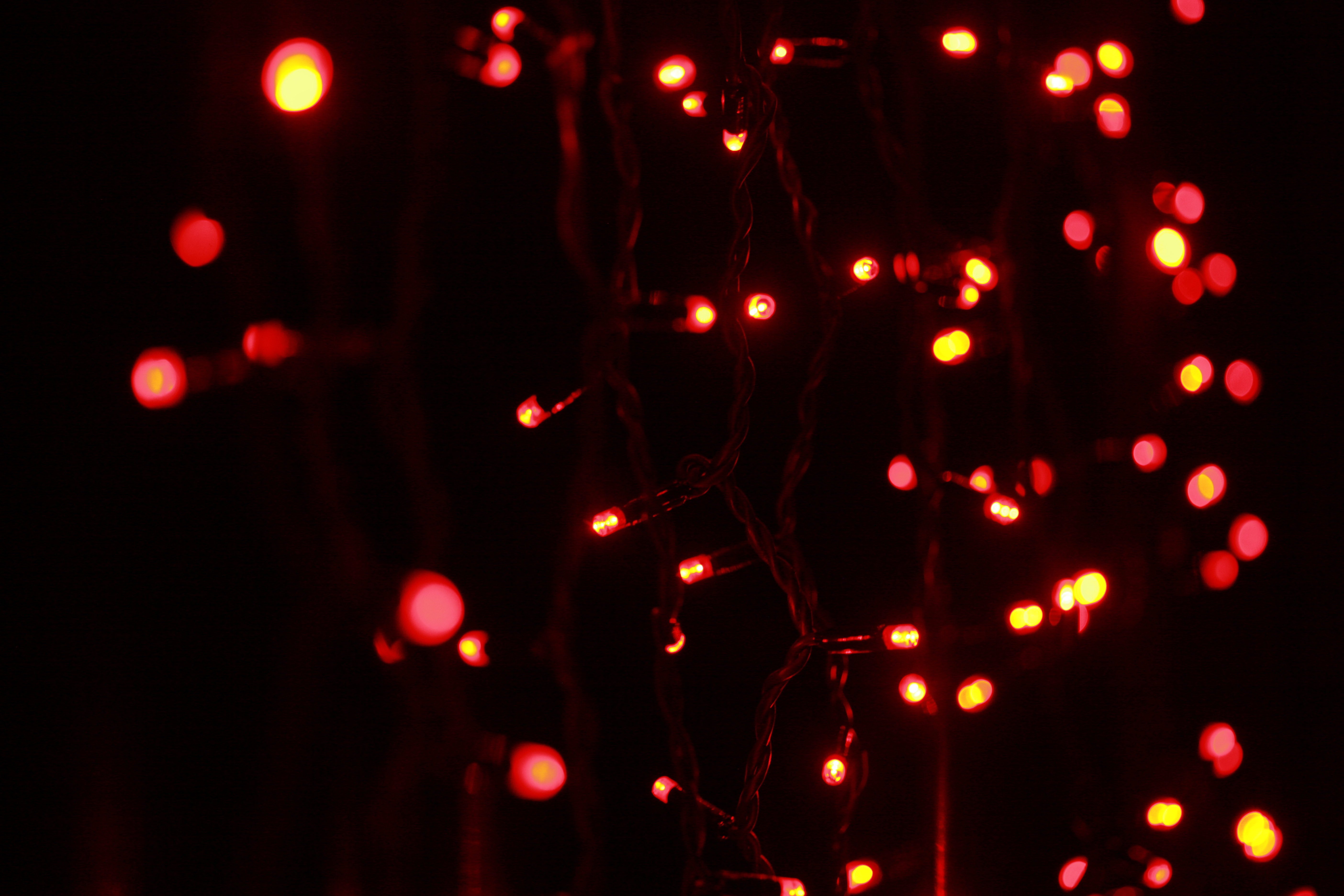 Гірлянда вулична LUMION нитка 100LED 10m 230V колір червоний / чорний IP44 EN