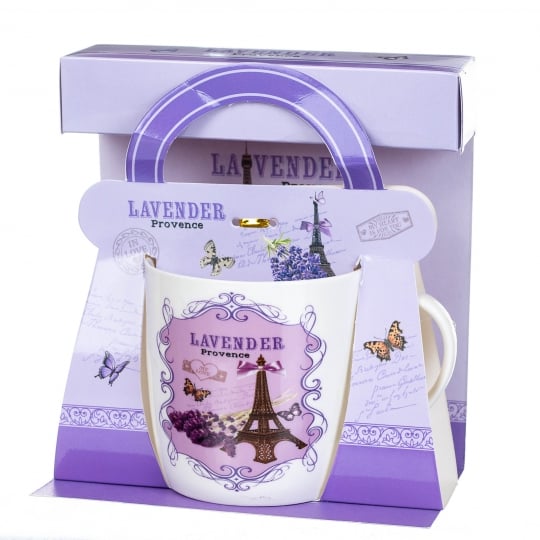 Чашка в коробке Лавандовый Париж 250 мл (8201-030)1