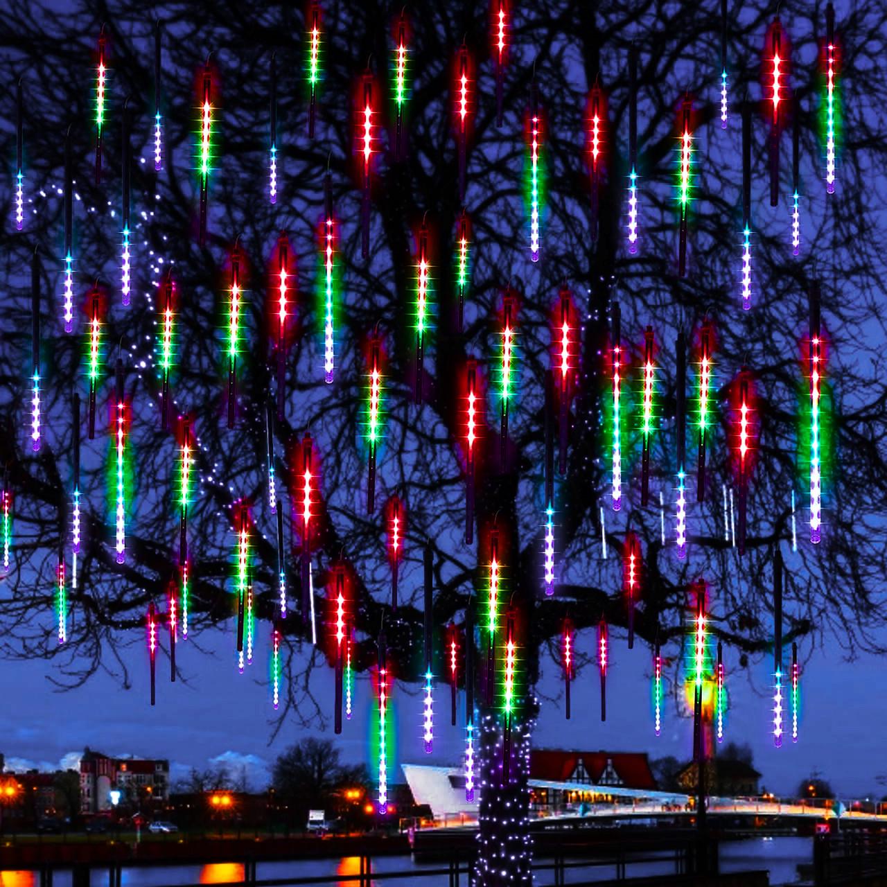 Гірлянда метеоритний дощ Springos 3 м 144 led Mix (CL1216 s-vida L) - фото 3 Гірлянда метеоритний дощ Springos 3 м 144 led Mix (CL1216 s-vida L) - фото 3