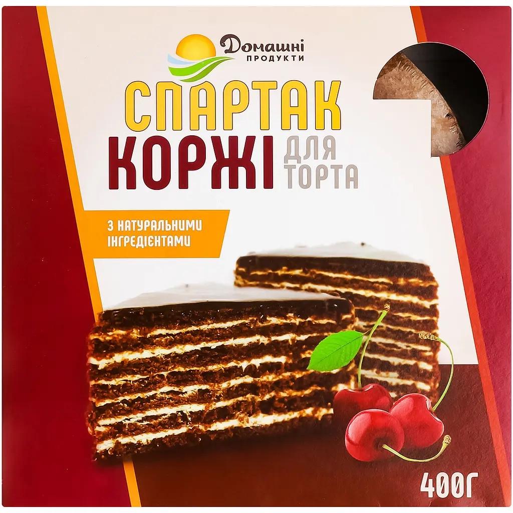Коржи для торта Спартак Домашние продукты 400 г Коржи для торта Спартак Домашние продукты 400 г