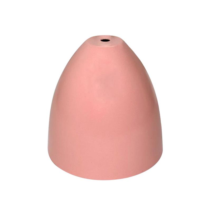 Абажур стальной 140 мм скругленый конус Розовый Абажур стальной 140 мм скругленый конус Розовый