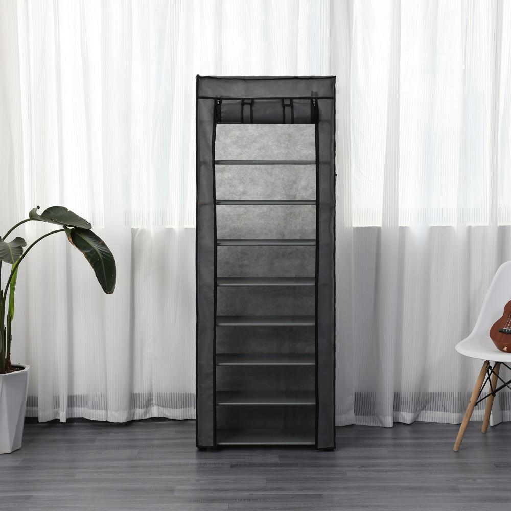 Шкаф из ткани для обуви Bonro B10 Серый - фото 3