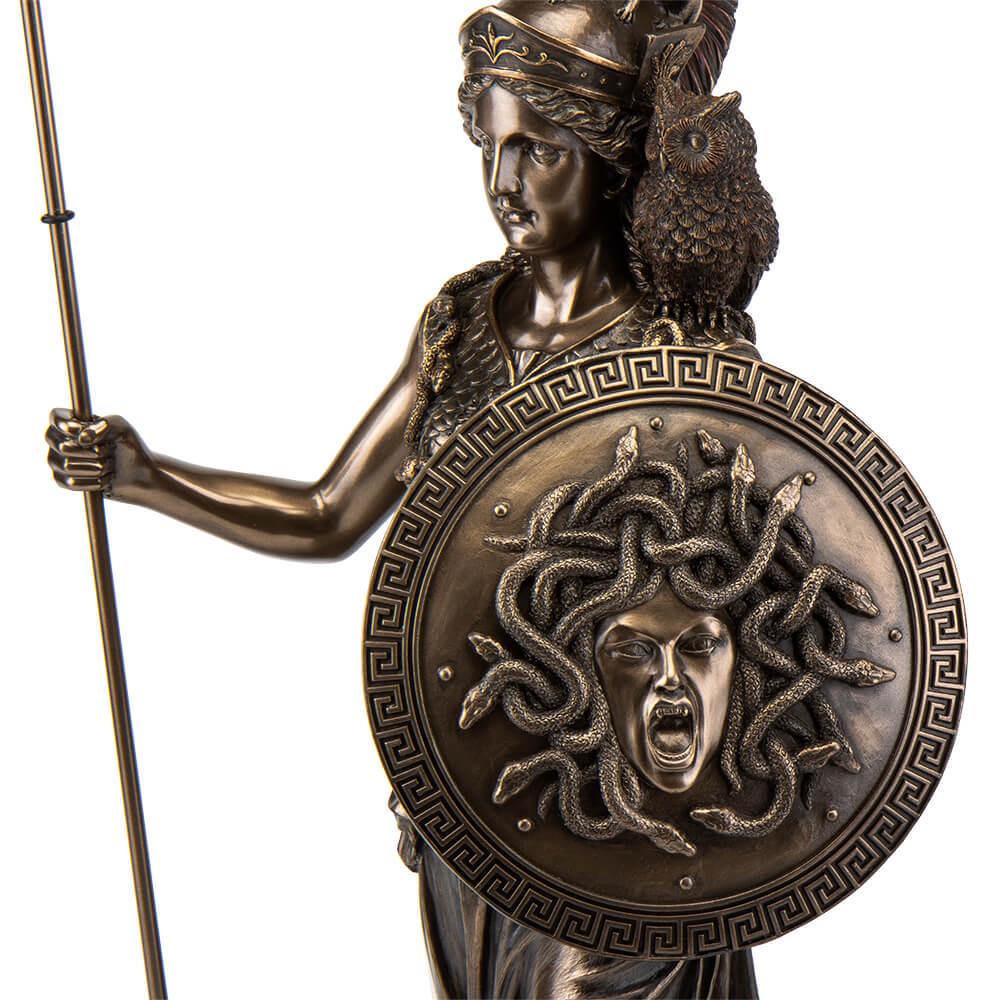 Статуэтка VERONESE Афина с копьем и щитом 52 см - фото 3 Статуэтка VERONESE Афина с копьем и щитом 52 см - фото 3