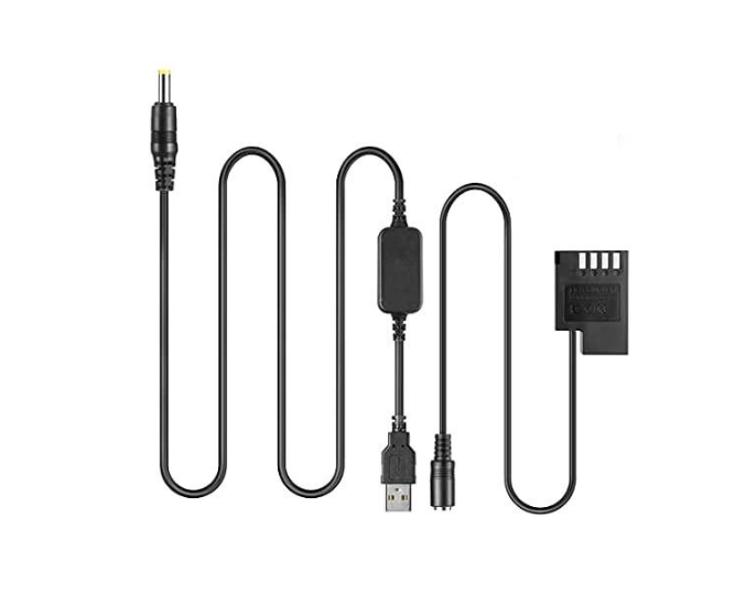 Адаптер питания USB DMW-DCC12 вместо с аккумулятора DMW-BLF19 для камер Panasonic (1716884809)