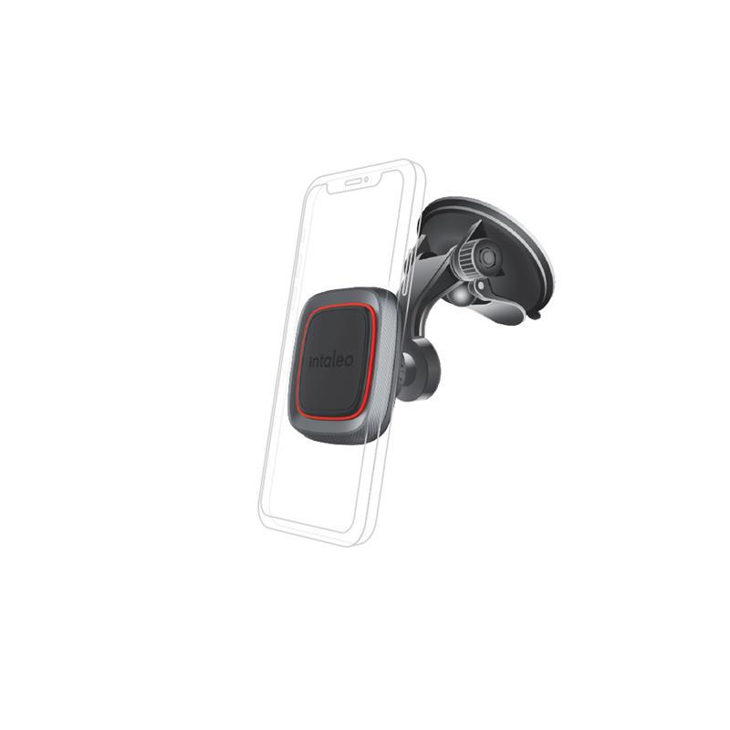 Держатель автомобильный Intaleo CM01GP магнитный на лобовое стекло Black (1283126483677) - фото 2 Держатель автомобильный Intaleo CM01GP магнитный на лобовое стекло Black (1283126483677) - фото 2