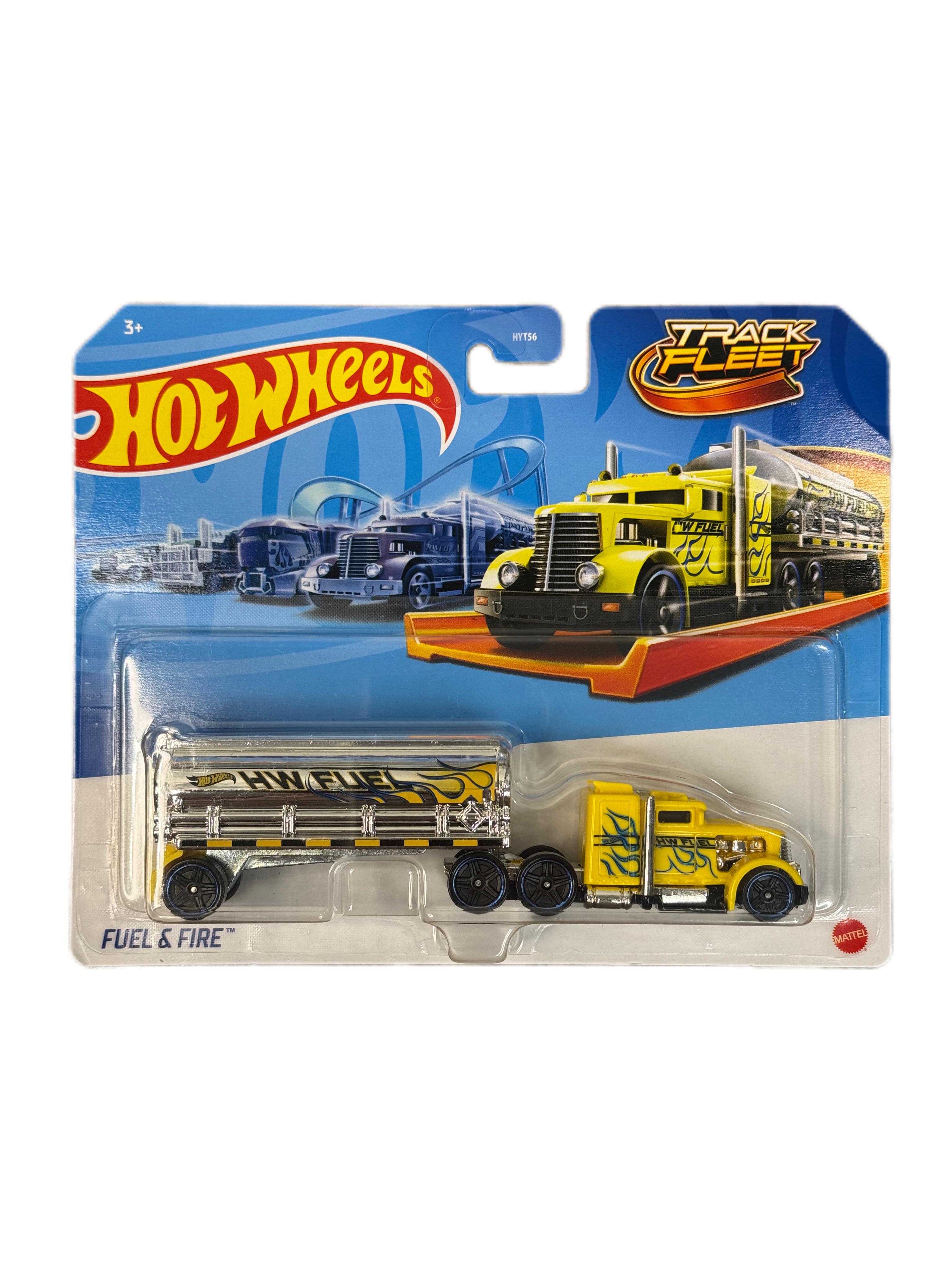 Іграшкова машинка Hot Wheels 1:64 Fuel&Fire Вантажівка-Трейлер-Бензовоз (22099993)