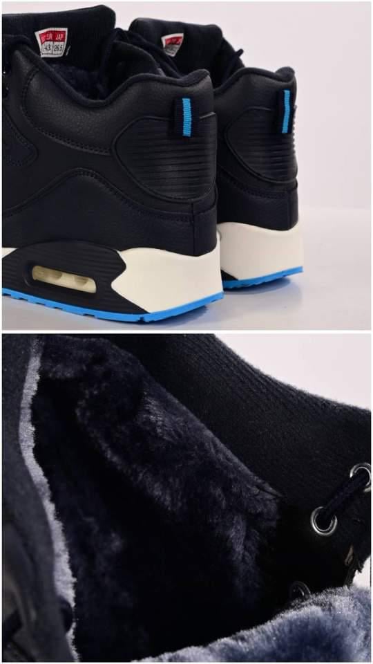 Черевики чоловічі KMB A802-5L зимові р. 44 Синій (30158306) - фото 3 Черевики чоловічі KMB A802-5L зимові р. 44 Синій (30158306) - фото 3