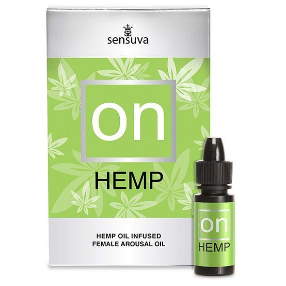 Капли с эффектом вибрации Sensuva ON for Her Hemp Infused Arousal Oil 5 мл - фото 2